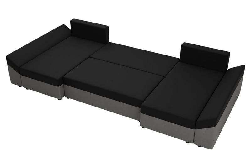 Ovadia 5-sits Bäddsoffa - Svart - Möbler - Soffa - Bäddsoffa - Bäddsoffa divan
