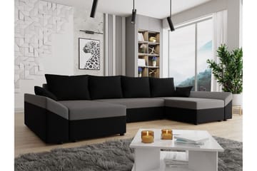 Ovadia 5-sits Bäddsoffa - Svart - Möbler - Soffa - Bäddsoffa - Bäddsoffa divan