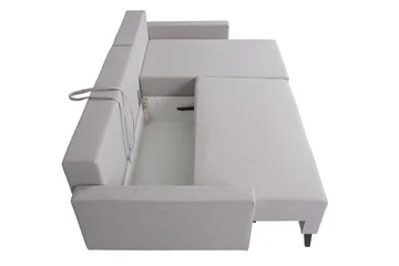 Oviedo Hörnsoffa - Grå - Möbler - Soffa - Bäddsoffa - Bäddsoffa divan