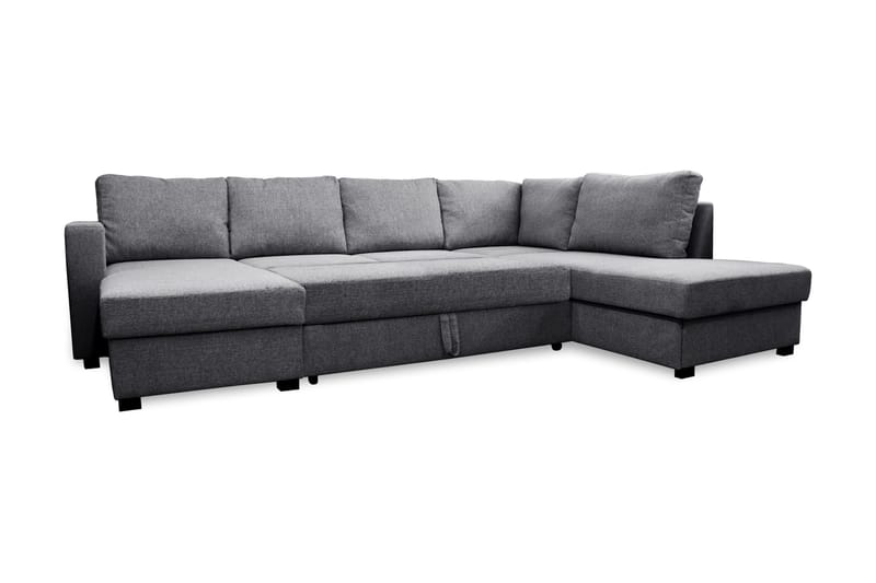 Paris U-Bäddsoffa Höger - Grå - Möbler - Soffa - Bäddsoffa - Bäddsoffa divan