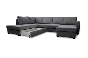 Paris U-Bäddsoffa Vänster - Grå - Möbler - Soffa - Bäddsoffa - Bäddsoffa divan