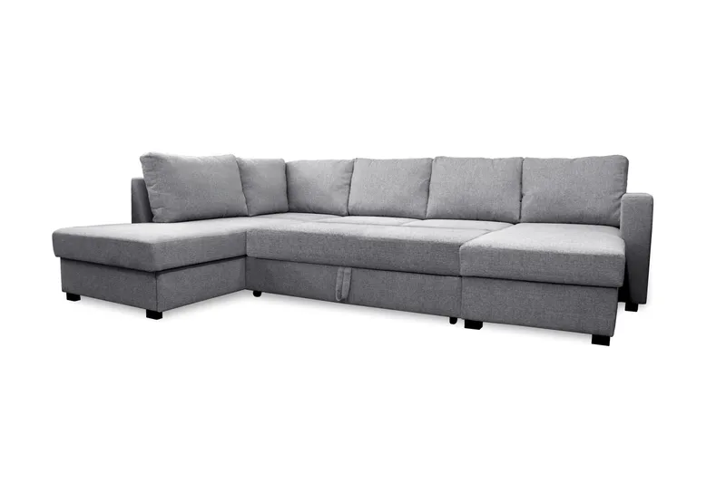 Paris U-Bäddsoffa Vänster - Ljusgrå - Möbler - Soffa - Bäddsoffa - Bäddsoffa divan