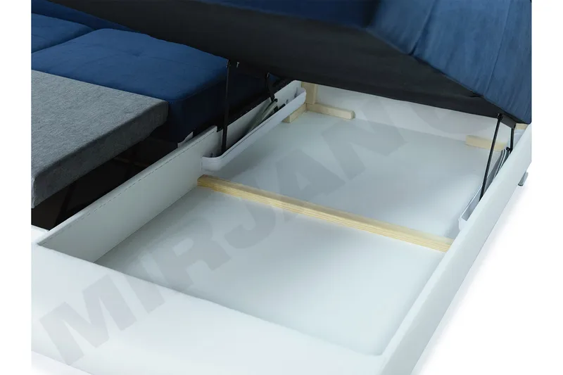 Reginia Bäddsoffa Höger - Grå - Möbler - Soffa - Bäddsoffa - Bäddsoffa divan