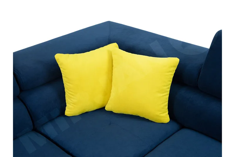 Reginia Bäddsoffa m. Divan och Schäslong Förvaring 4-sits - Mörkblå - Möbler - Soffa - Bäddsoffa - Bäddsoffa divan