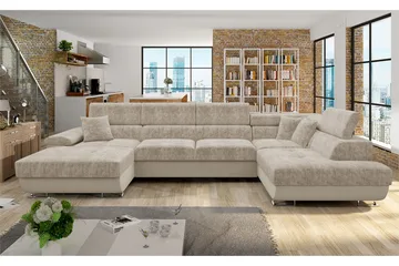 Reginia Bäddsoffa m. Divan och Schäslong - Möbler - Soffa - Bäddsoffa - Bäddsoffa divan