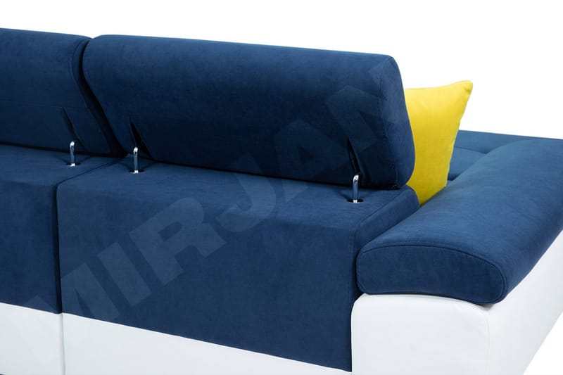 Reginia Bäddsoffa Vänster - Grå/Svart - Möbler - Soffa - Bäddsoffa - Bäddsoffa divan