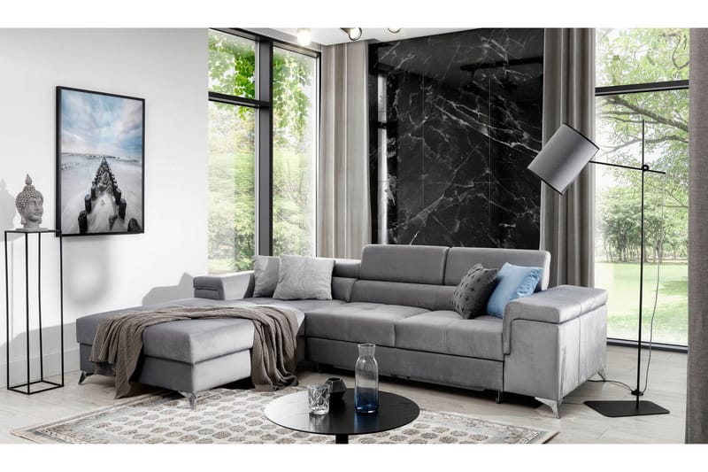 Ricardone 3-sits Bäddsoffa m. Divan - Brun - Möbler - Soffa - Bäddsoffa - Bäddsoffa divan