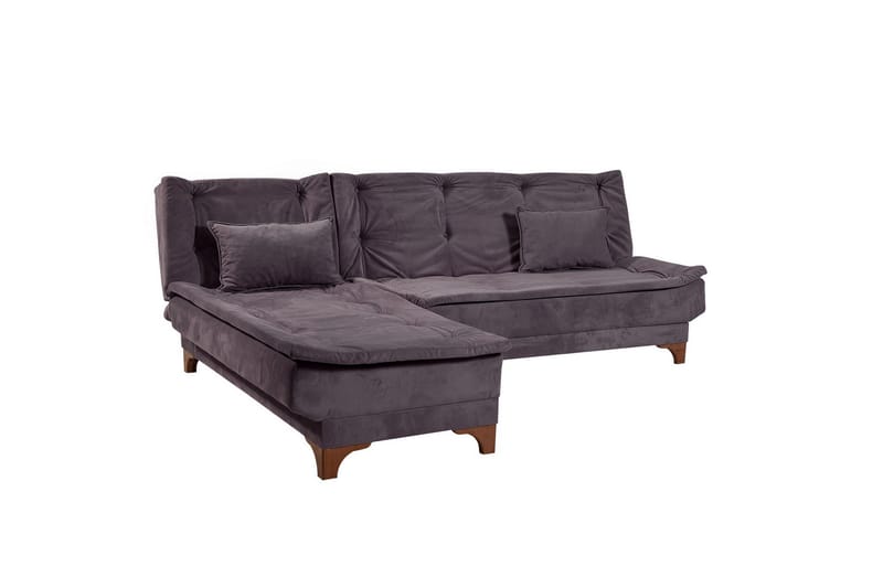 Riversdale Bäddsoffa m. Divan 4-sits - Antracit - Möbler - Soffa - Bäddsoffa - Bäddsoffa divan