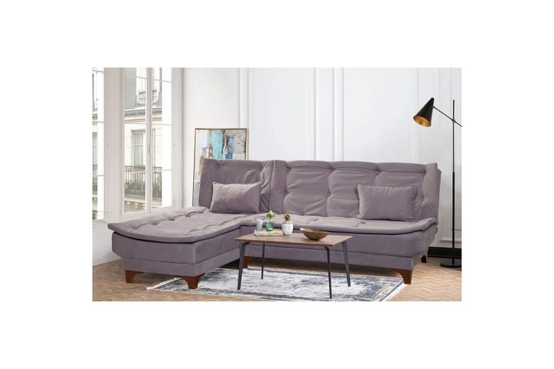 Riversdale Bäddsoffa m. Divan 4-sits - Ljusgrå - Möbler - Soffa - Bäddsoffa - Bäddsoffa divan