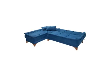 Riversdale Bäddsoffa m. Divan 4-sits - Mörkblå - Möbler - Soffa - Bäddsoffa - Bäddsoffa divan