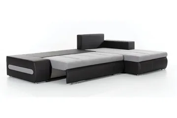 Rodeche 3-sits Bäddsoffa m. Divan med Förvaring - Ljusgrå - Möbler - Soffa - Bäddsoffa - Bäddsoffa divan