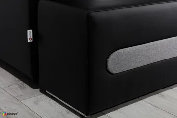 Rodeche 3-sits Bäddsoffa m. Divan med Förvaring - Ljusgrå - Möbler - Soffa - Bäddsoffa - Bäddsoffa divan