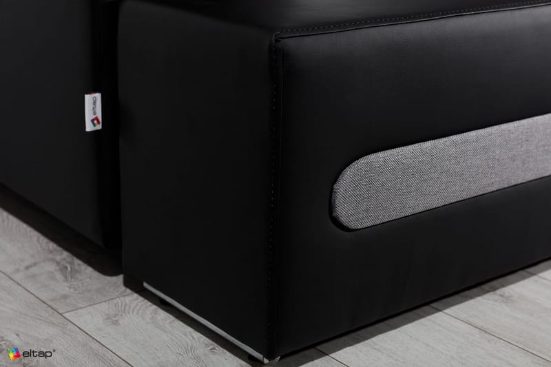 Rodeche 3-sits Bäddsoffa m. Divan med Förvaring - Ljusgrå - Möbler - Soffa - Bäddsoffa - Bäddsoffa divan