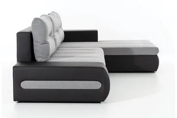 Rodeche 3-sits Bäddsoffa m. Divan med Förvaring - Ljusgrå - Möbler - Soffa - Bäddsoffa - Bäddsoffa divan