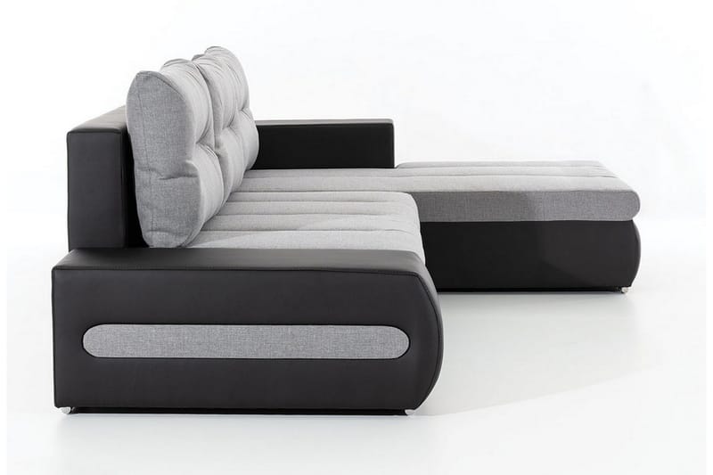 Rodeche 3-sits Bäddsoffa m. Divan med Förvaring - Ljusgrå - Möbler - Soffa - Bäddsoffa - Bäddsoffa divan