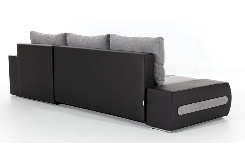 Rodeche 3-sits Bäddsoffa m. Divan med Förvaring - Ljusgrå - Möbler - Soffa - Bäddsoffa - Bäddsoffa divan