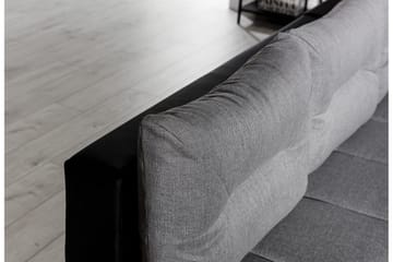 Rodeche 3-sits Bäddsoffa m. Divan med Förvaring - Ljusgrå - Möbler - Soffa - Bäddsoffa - Bäddsoffa divan