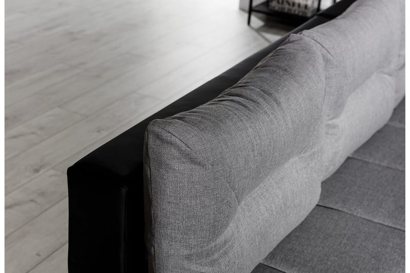 Rodeche 3-sits Bäddsoffa m. Divan med Förvaring - Ljusgrå - Möbler - Soffa - Bäddsoffa - Bäddsoffa divan