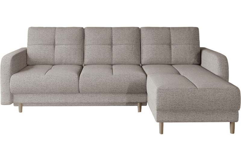 Saimon Bäddsoffa m. Divan med Förvaring 3-sits - Beige - Möbler - Soffa - Bäddsoffa - Bäddsoffa divan