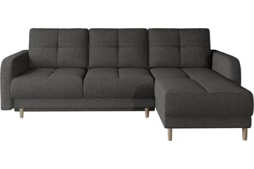 Saimon Bäddsoffa m. Divan med Förvaring 3-sits - Mörkgrå - Möbler - Soffa - Bäddsoffa - Bäddsoffa divan