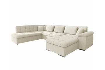 Sakri 5-sits Hörnbäddsoffa Beige - Möbler - Soffa - Bäddsoffa - Bäddsoffa divan