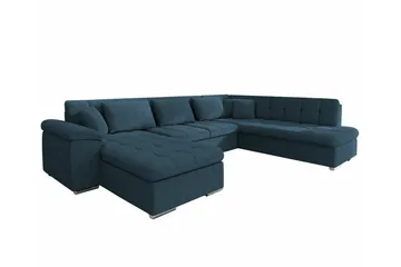 Sakri 5-sits Hörnbäddsoffa Dark blue - Möbler - Soffa - Bäddsoffa - Bäddsoffa divan