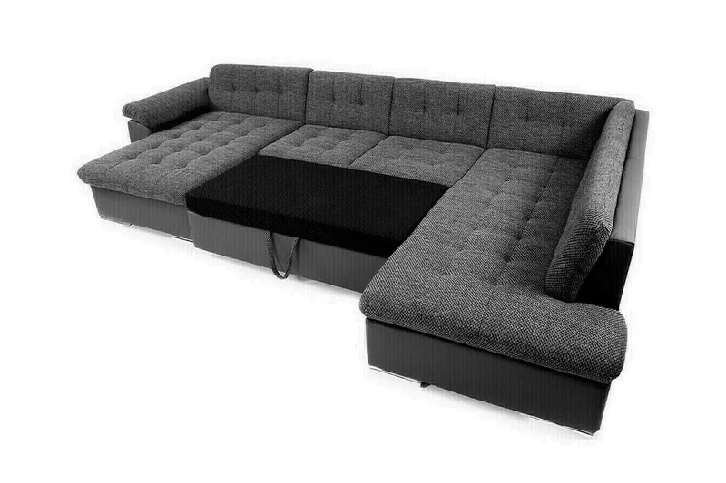 Sakri 5-sits Hörnbäddsoffa Dark yellow - Möbler - Soffa - Bäddsoffa - Bäddsoffa divan