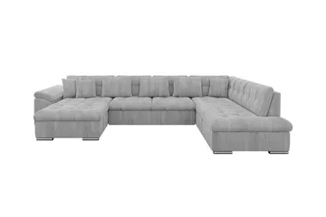 Sakri 5-sits Hörnbäddsoffa NO_BRAND Light grey/Dark grey - Möbler - Soffa - Bäddsoffa - Bäddsoffa divan