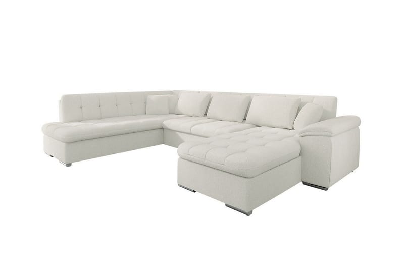 Sakri 5-sits Hörnbäddsoffa NO_BRAND White