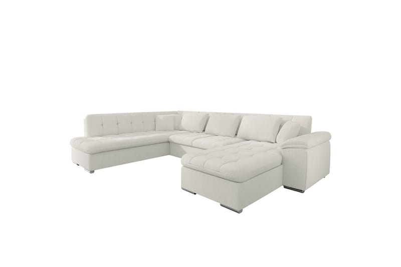 Sakri 5-sits Hörnbäddsoffa NO_BRAND White