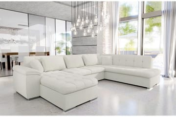 Sakri 5-sits Hörnbäddsoffa NO_BRAND White - Möbler - Soffa - Bäddsoffa - Bäddsoffa divan