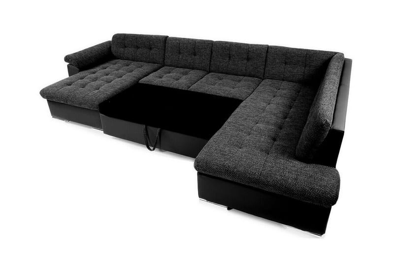 Sakri 5-sits Hörnbäddsoffa NO_BRAND White - Möbler - Soffa - Bäddsoffa - Bäddsoffa divan