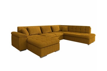 Sakri 5-sits Hörnbäddsoffa NO_BRAND Yellow - Möbler - Soffa - Bäddsoffa - Bäddsoffa divan