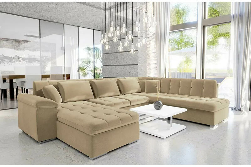 Sakri 5-sits Hörnbäddsoffa - Möbler - Soffa - Bäddsoffa - Bäddsoffa divan