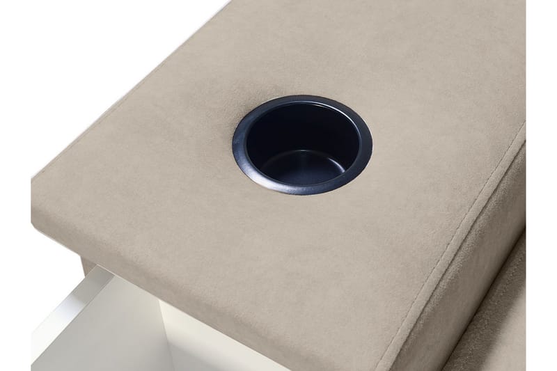 Seginus Bäddsoffa m. Divan Förvaring 3-sits 226x127 - Svart - Möbler - Soffa - Bäddsoffa - Bäddsoffa divan