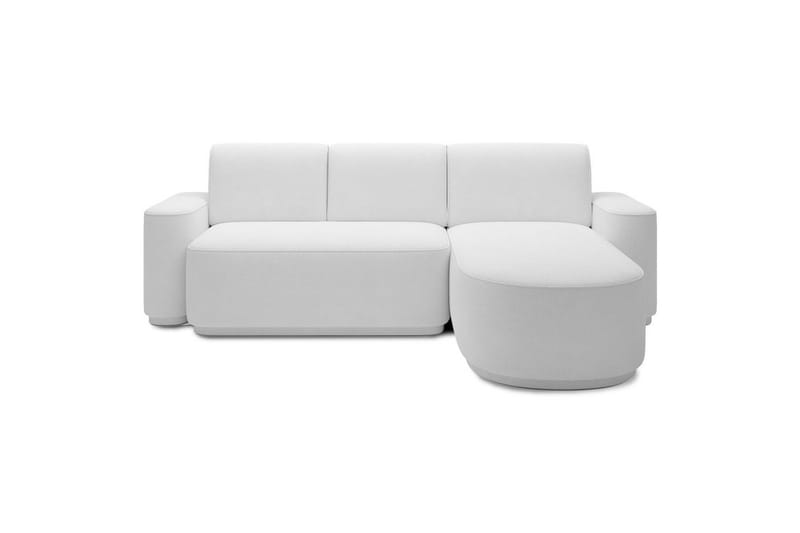 Sektionssoffa Eltap Aurumm 285x92x180 cm, Paolli 01 Vit, Höger
