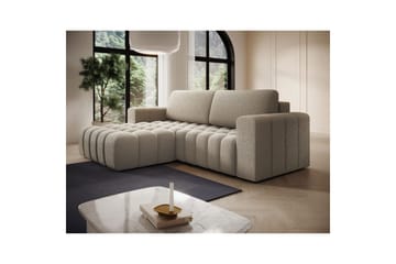 Sektionssoffa Eltap Bonett 250x175x92 cm - Royal 20, Beige, Vänster - Möbler - Soffa - Bäddsoffa - Bäddsoffa divan
