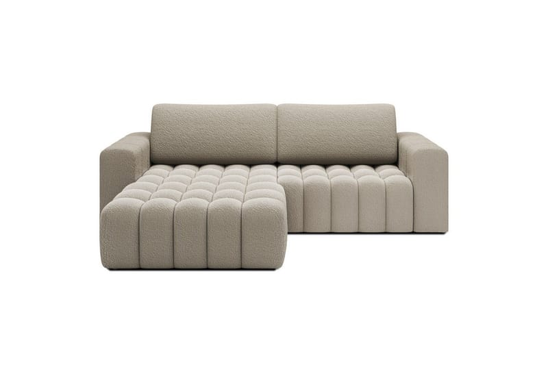 Sektionssoffa Eltap Bonett 250x175x92 cm, Royal 20, Beige, Vänster