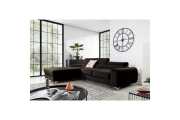 Sektionssoffa Eltap Grayson 278x205x92 cm - Nube 22, Brun, Vänster - Möbler - Soffa - Bäddsoffa - Bäddsoffa divan