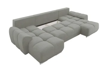 Simerly Bäddsoffa Dubbeldivan 4-sits - Beige - Möbler - Soffa - Bäddsoffa - Bäddsoffa divan