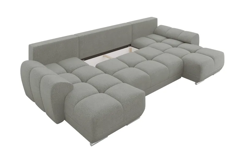 Simerly Bäddsoffa Dubbeldivan 4-sits - Beige - Möbler - Soffa - Bäddsoffa - Bäddsoffa divan