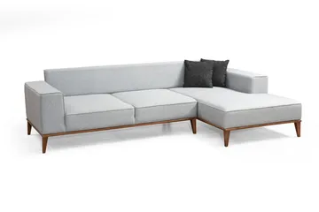 Thrill Bäddsoffa med Divan Höger - Grå - Möbler - Soffa - Bäddsoffa - Bäddsoffa divan