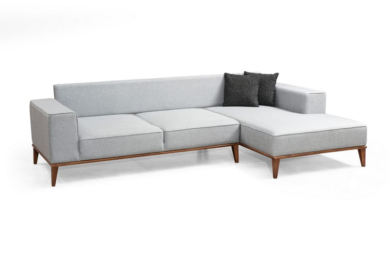 Thrill Bäddsoffa med Divan Höger - Grå - Möbler - Soffa - Bäddsoffa - Bäddsoffa divan