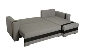 Trendy Divanbäddsoffa 235x155x82 cm - Grå - Möbler - Soffa - Bäddsoffa - Bäddsoffa divan