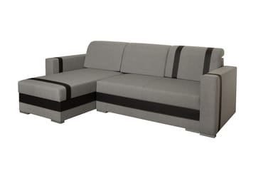 Trendy Divanbäddsoffa 235x155x82 cm - Grå - Möbler - Soffa - Bäddsoffa - Bäddsoffa divan