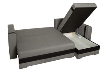 Trendy Divanbäddsoffa 235x155x82 cm - Grå - Möbler - Soffa - Bäddsoffa - Bäddsoffa divan