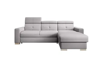 Trent Bäddsoffa m. Divan med Förvaring 3-sits - Grå - Möbler - Soffa - Bäddsoffa - Bäddsoffa divan
