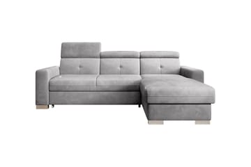 Trent Bäddsoffa m. Divan med Förvaring 3-sits - Grå - Möbler - Soffa - Bäddsoffa - Bäddsoffa divan