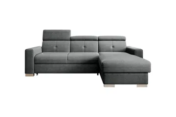 Trent Bäddsoffa m. Divan med Förvaring 3-sits - Grå - Möbler - Soffa - Bäddsoffa - Bäddsoffa divan