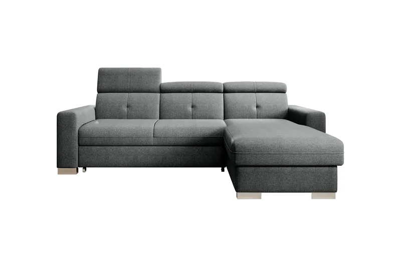 Trent Bäddsoffa m. Divan med Förvaring 3-sits - Grå - Möbler - Soffa - Bäddsoffa - Bäddsoffa divan